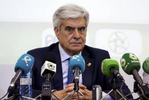 Pedro Rocha, presidente interino de la RFEF tras la suspensión de la FIFA a Luis Rubiales.