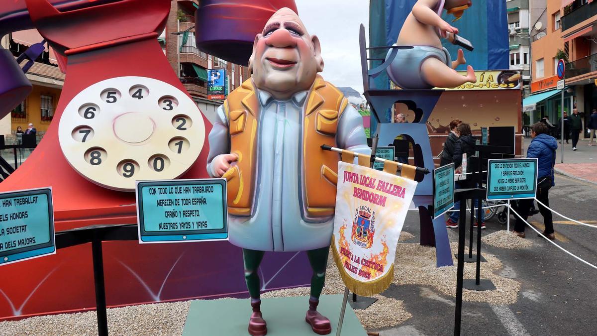 Detalle de la falla ganadora, quer también ha obtenido el premio a la crítica