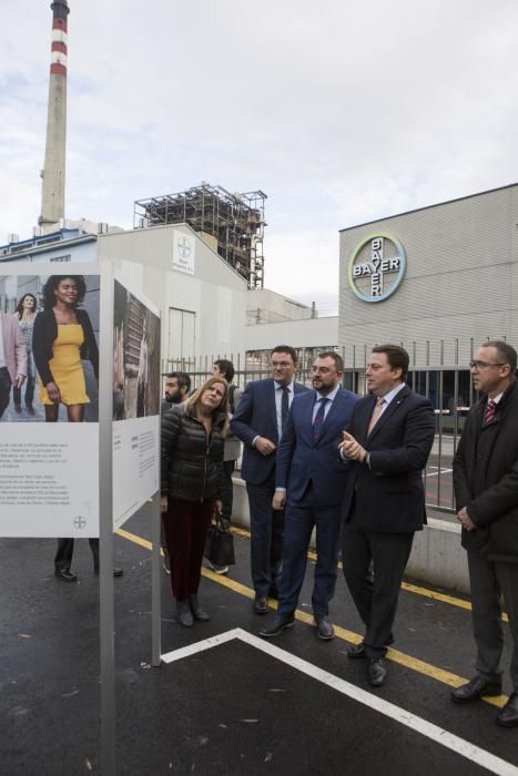 Inauguración del nuevo edificio de Bayer en Langreo