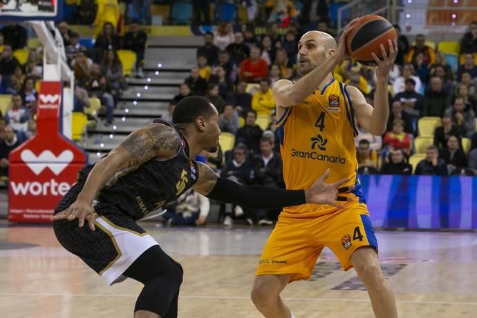 01.02.19. Las Palmas de Gran Canaria. Baloncesto Euroliga temporada 2018-19. Herbalife Gran Canaria - Armani Milán. Foto Quique Curbelo