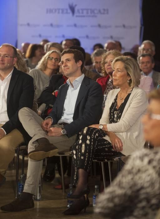 Pablo Casado en la presentación del PP coruñés