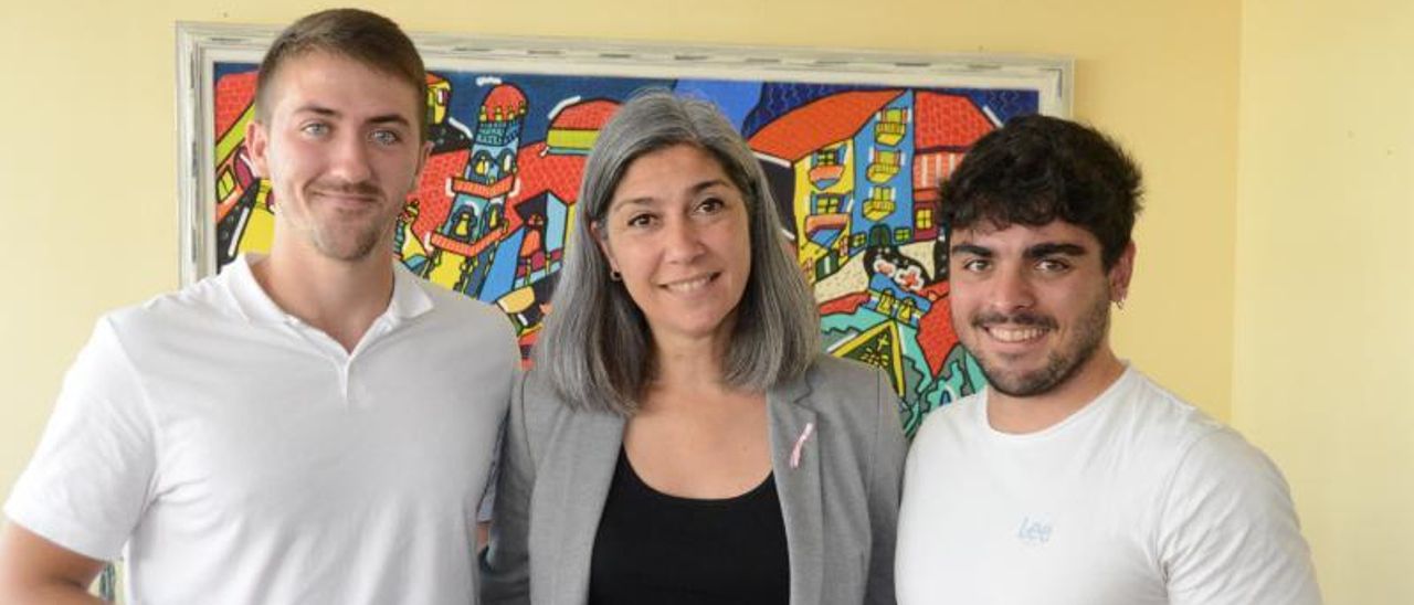 David Barreiro, Victoria Portas y Pablo Graña. | // Gonzalo Núñez