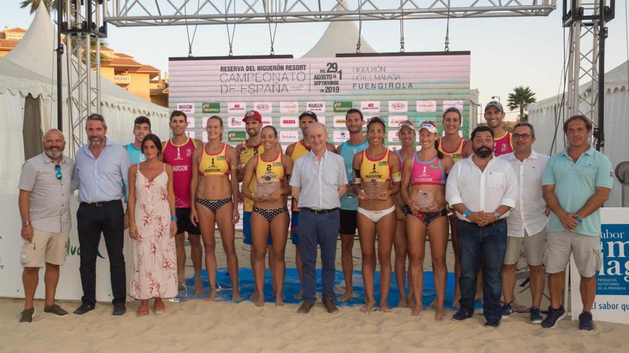 La malagueña Ángela Lobato, campeona de España de vóley playa