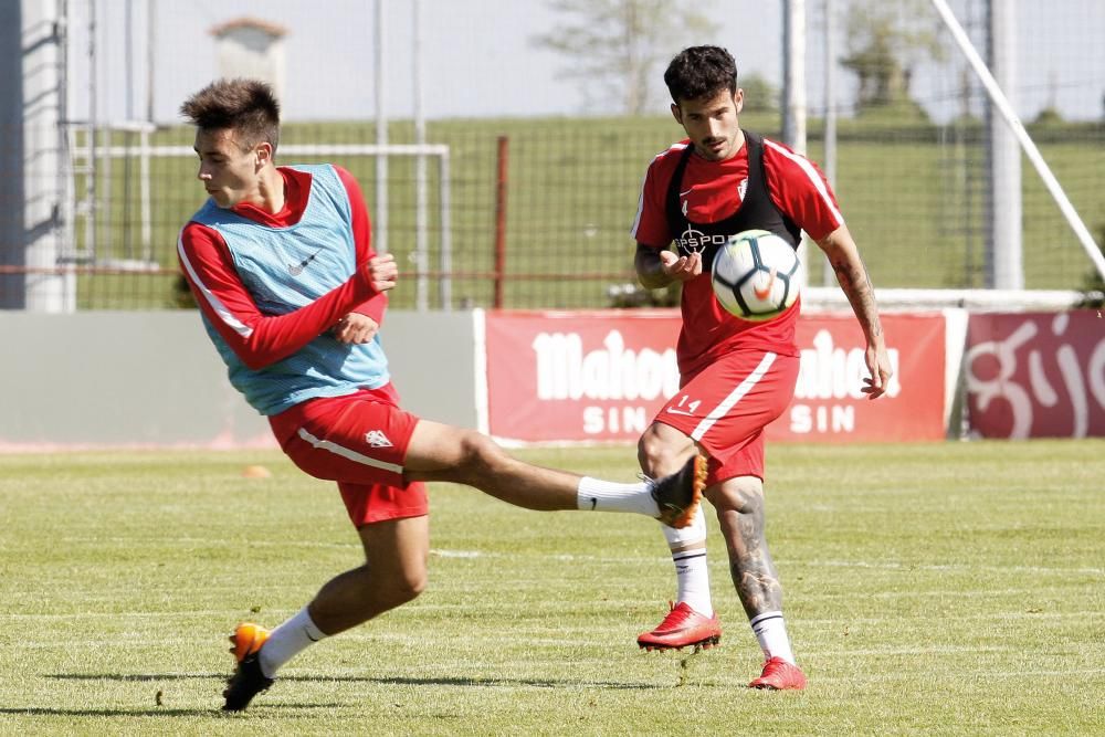 Entrenamiento del Sporting