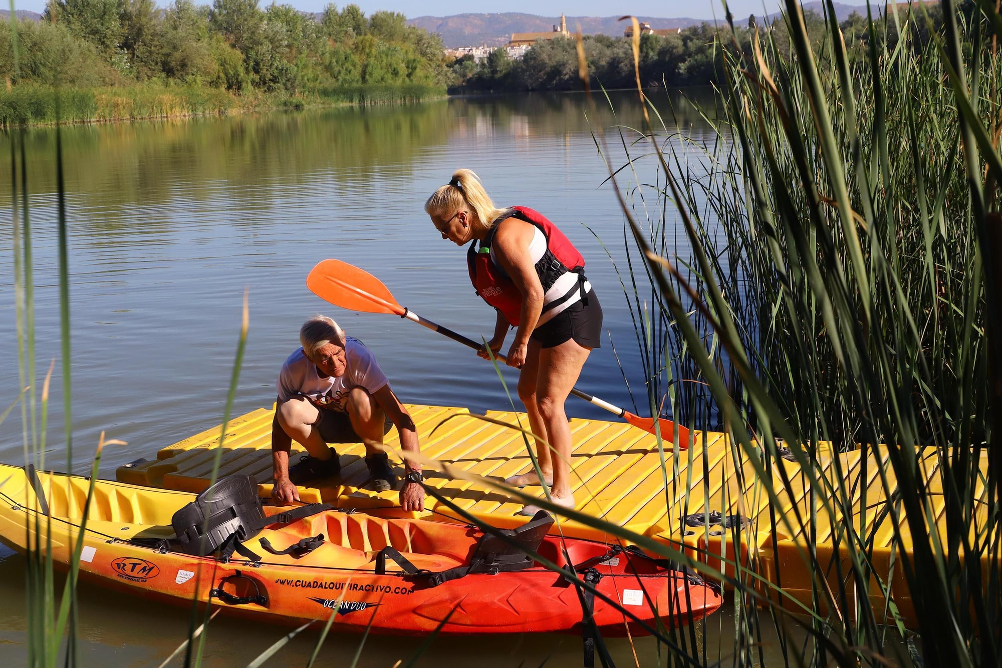 Paseos en kayak por el róio Guadalquivir