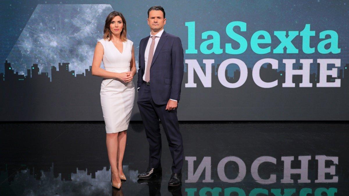 Verónica López e Iñaki López, presentadores de 'laSexta noche'