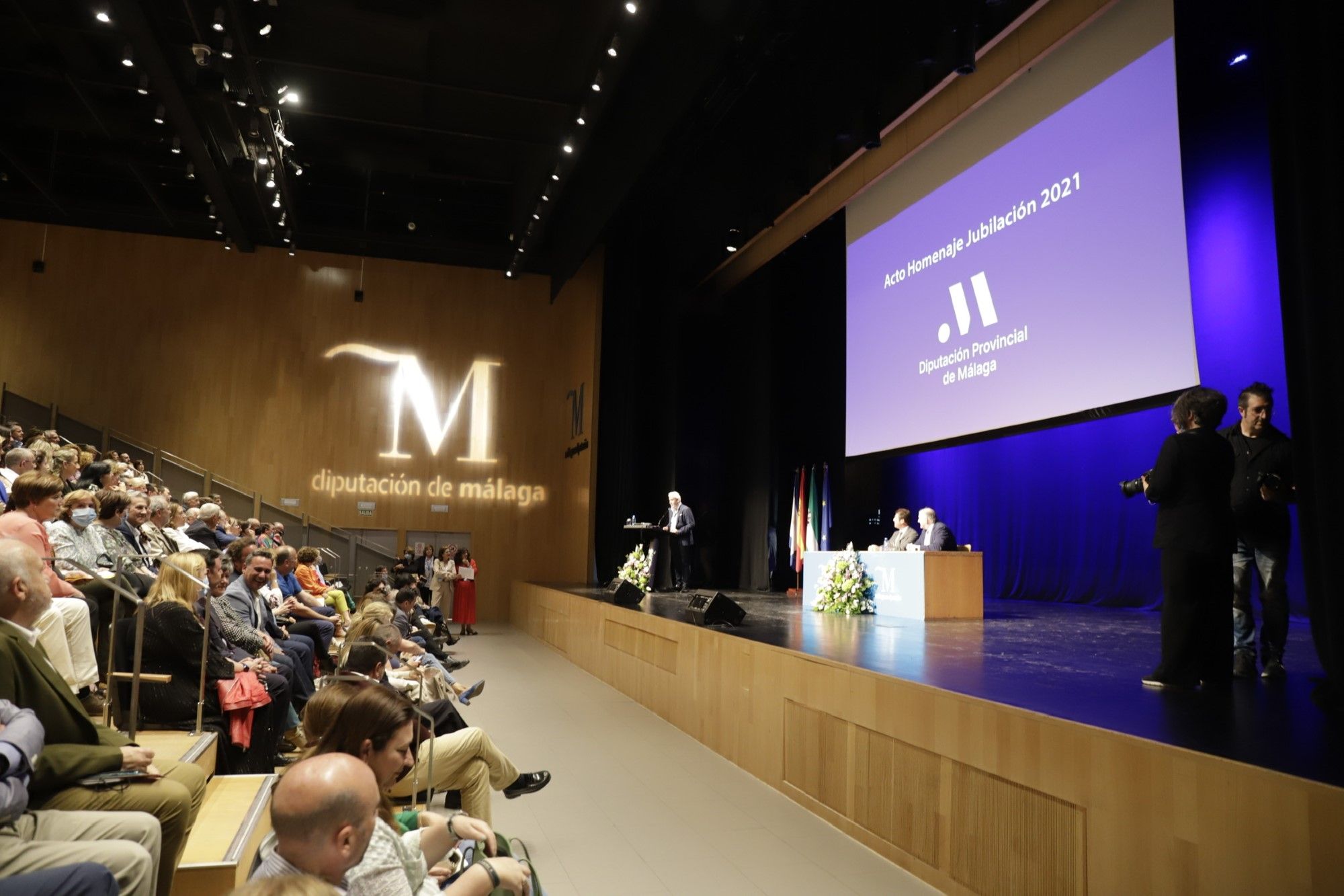 Acto de homenaje a los trabajadores de la Diputación de Málaga que se jubilan