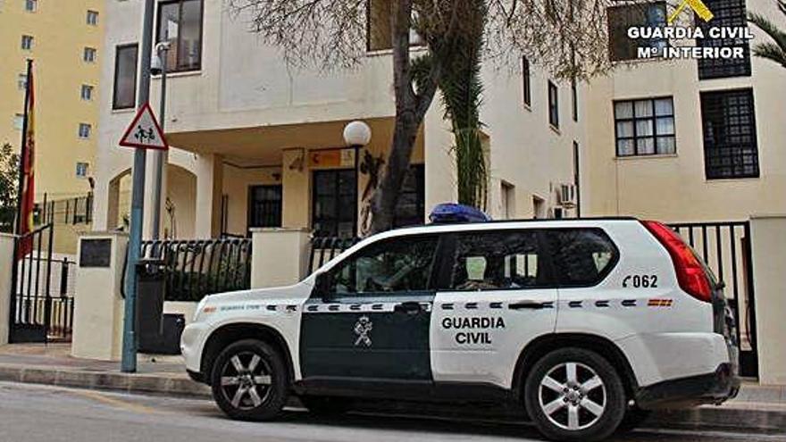 Cuartel de Calp donde fue llevado el detenido.