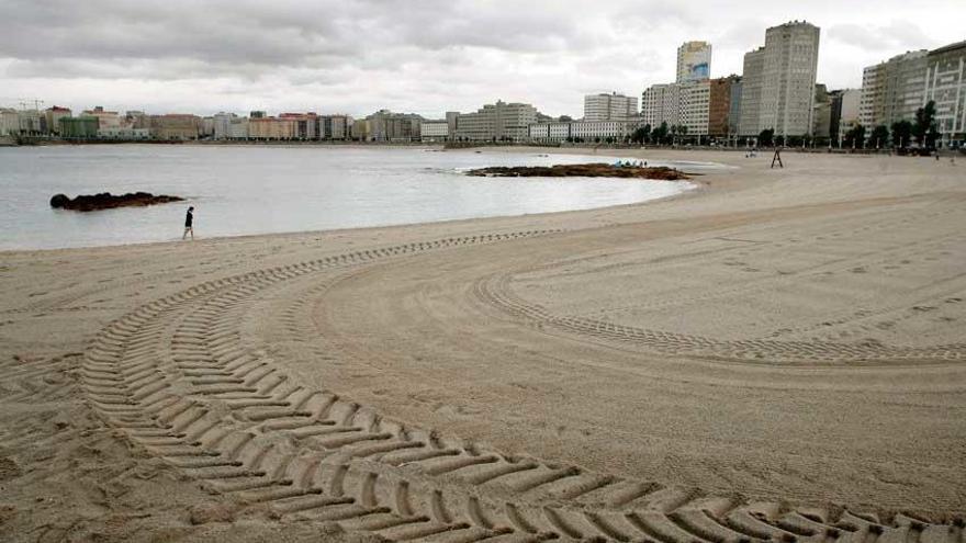 Playa de Riazor.