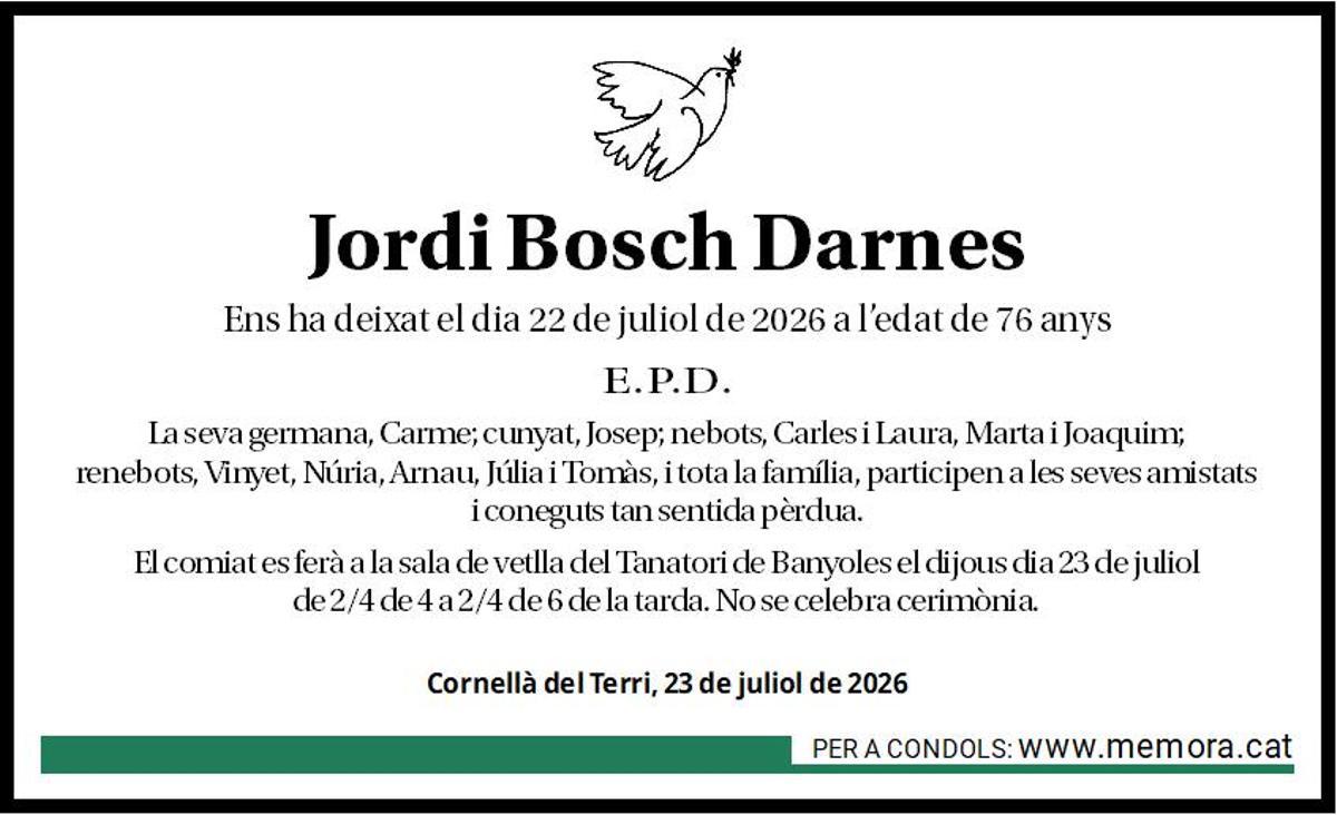 Jordi Bosch Darnes