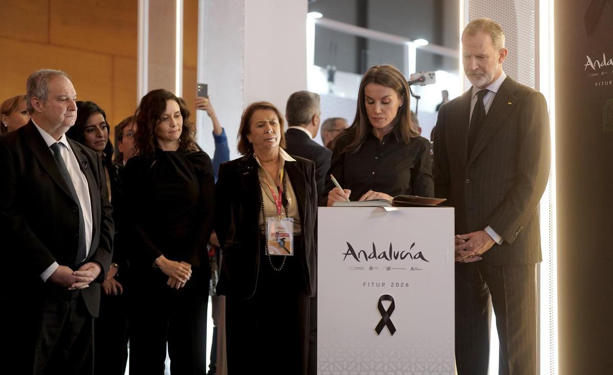 Los reyes Felipe VI y Letizia en la inauguración de Fitur 2026.