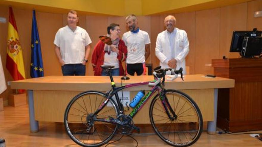 Víctor Loira y Ángela Paz, junto a José Ramón Gómez y Daniel Carpio.