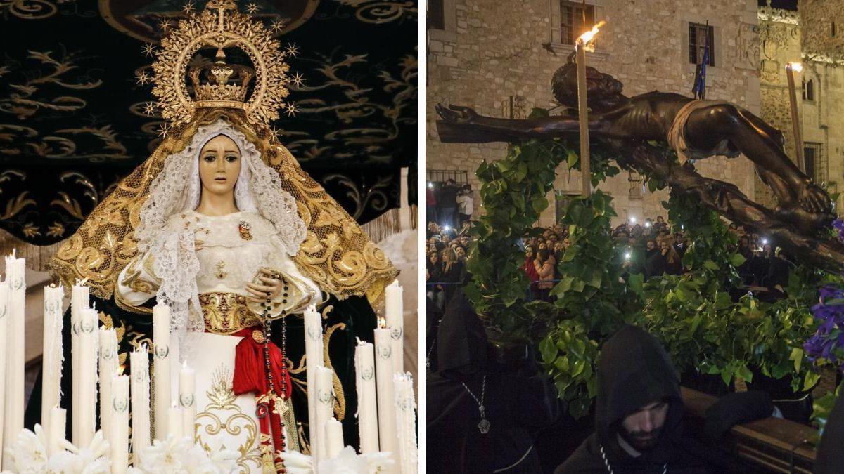 La Esperanza y el Cristo Negro.