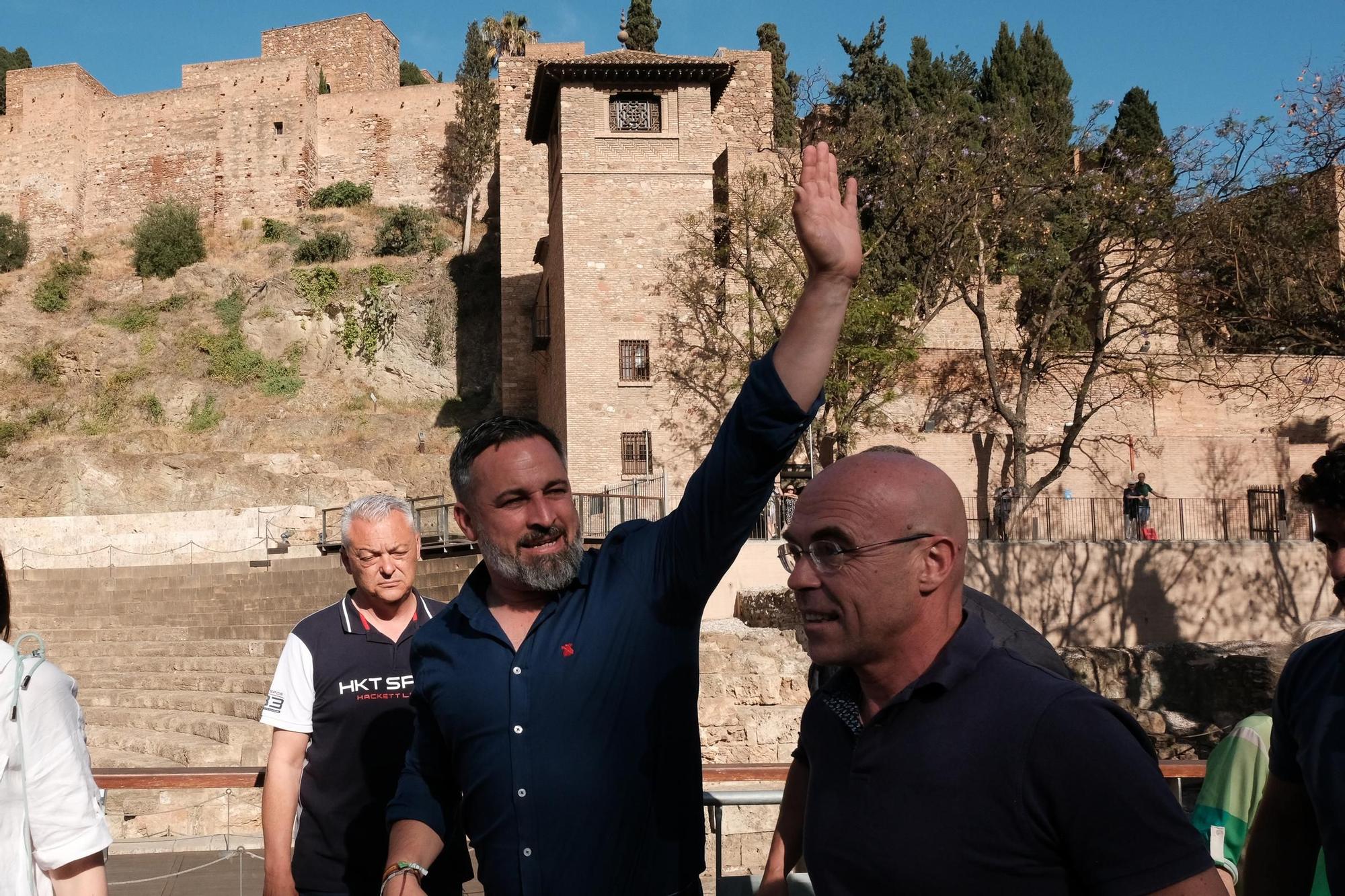 El mitin de Abascal y Buxadé (Vox) en Málaga