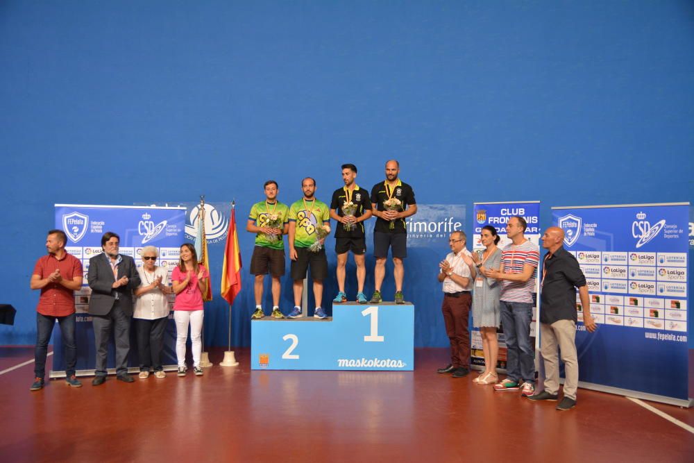 Campeonato de España de  clubes de Frontenis 30 me