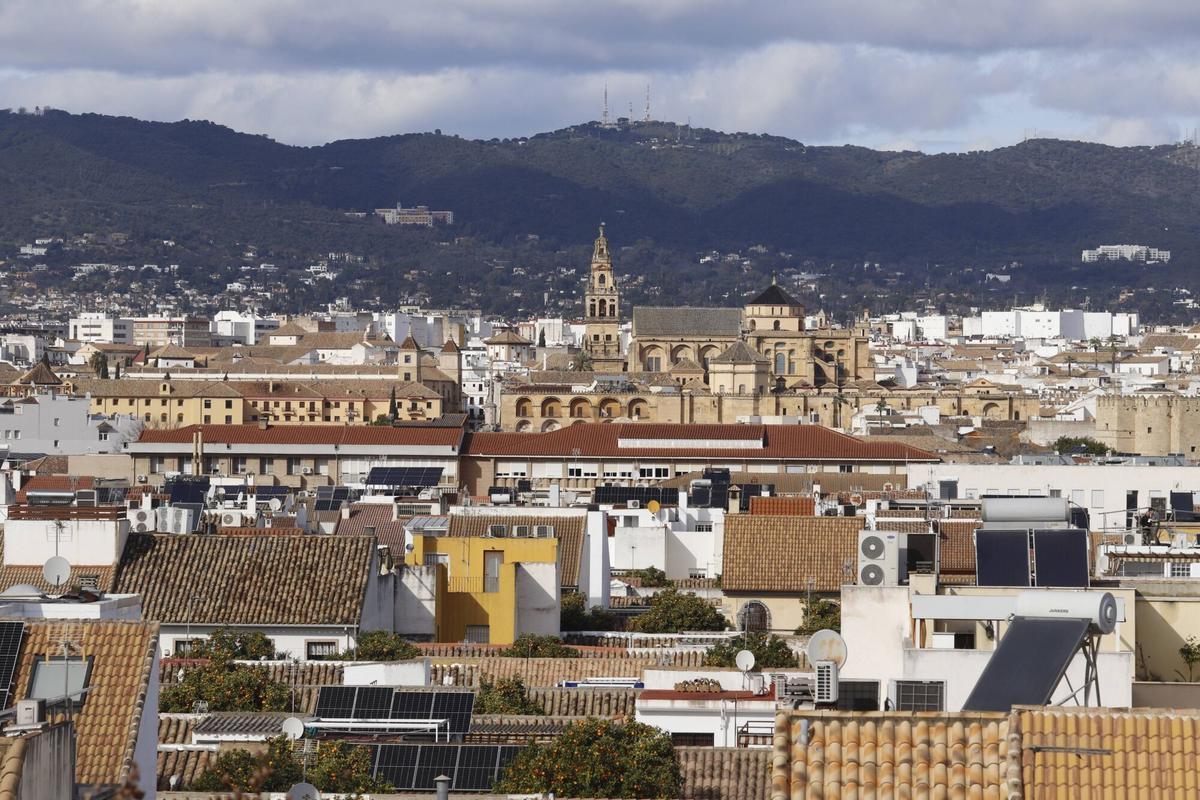 Vista de viviendas del casco histórico.