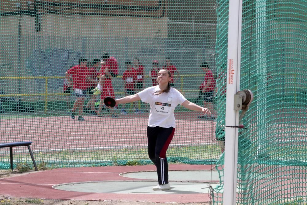 Competición escolar de Atletismo en Cartagena