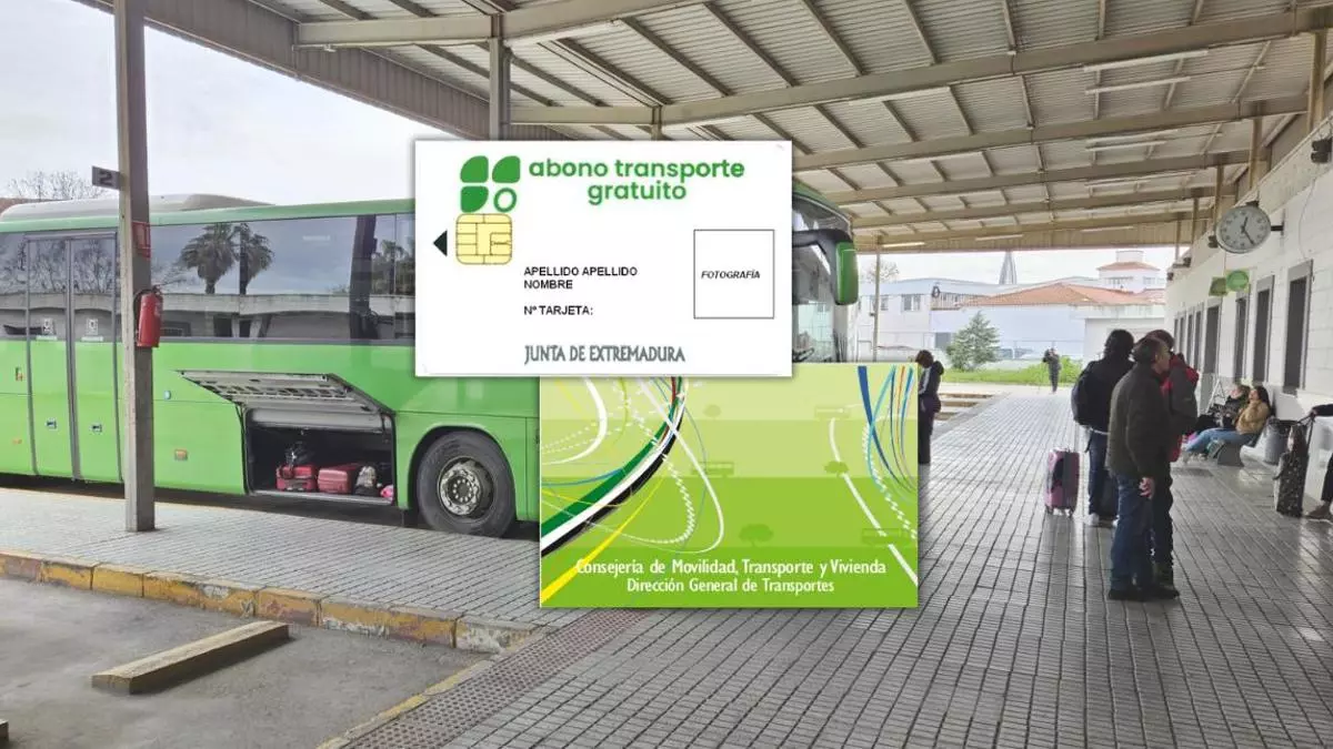 Los extremeños pueden solicitar desde este miércoles el abono de transporte gratuito