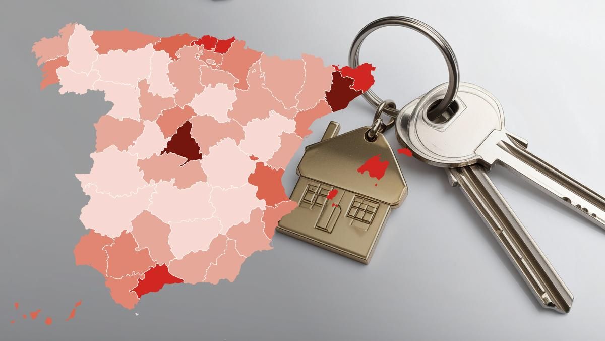 Tres gràfics per explicar la pujada abrupta del preu del lloguer a Espanya