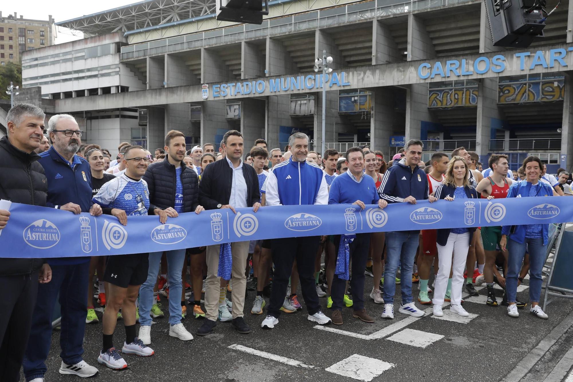 EN IMÁGENES: Así ha sido la carrera por el centenario del Real Oviedo
