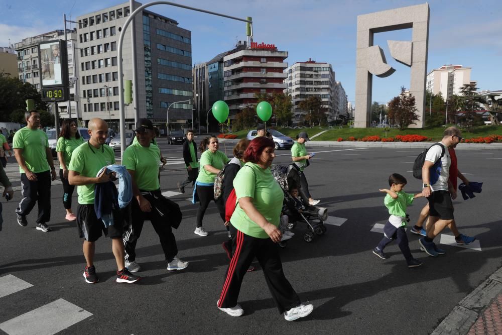 Las imágenes de la marcha de Aspanaex