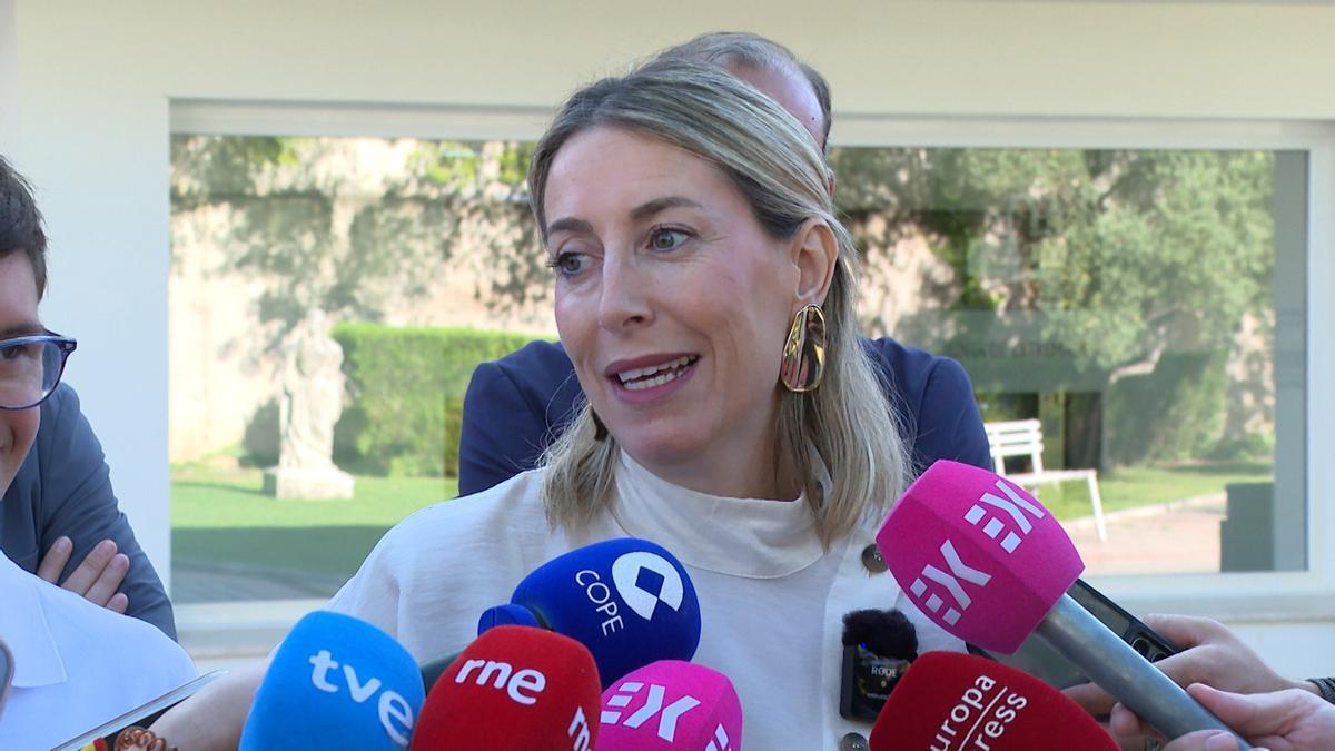 Imagen de archivo de la presidenta de la Junta de Extremadura, María Guardiola