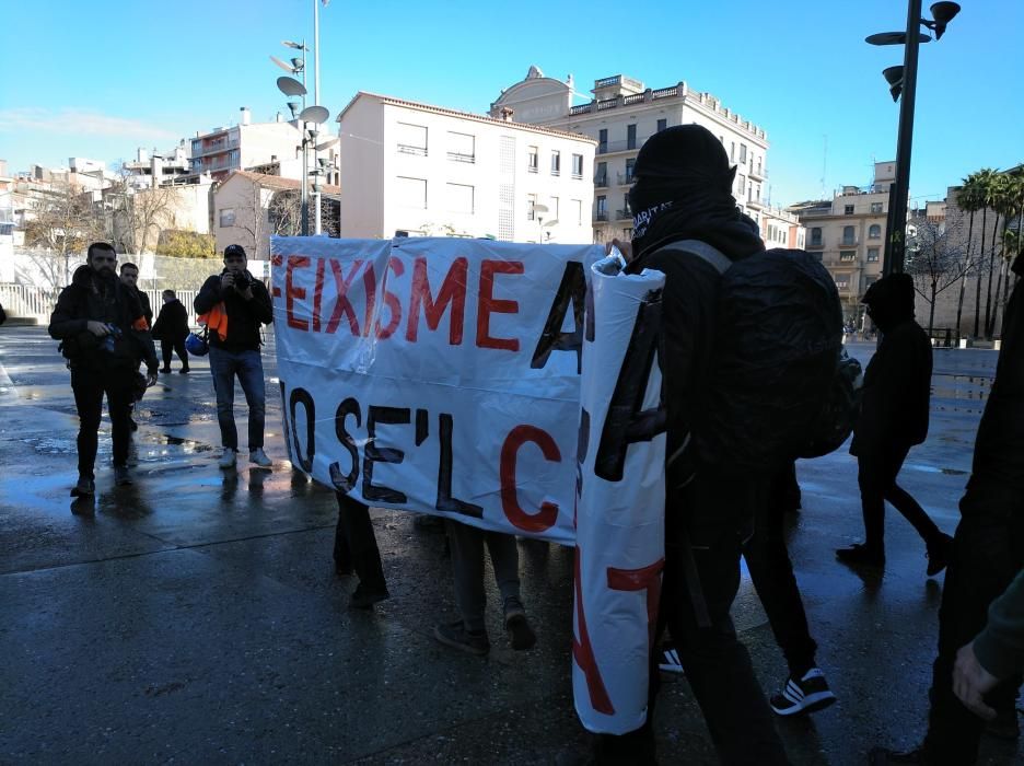 Incidents a Girona en el Dia de la Constitució