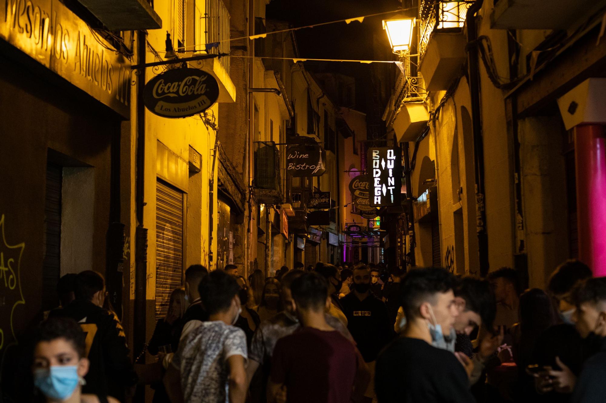 GALERÍA | Así ha sido la primera noche "de normalidad" en Zamora