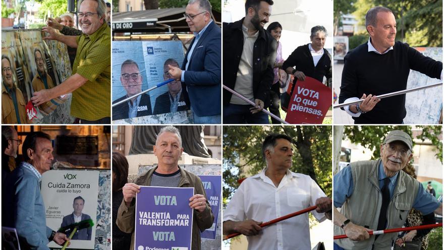 Comienza la campaña electoral en Zamora: Nueve candidatos se lanzan a movilizar el voto para ser alcalde o ayudar a serlo