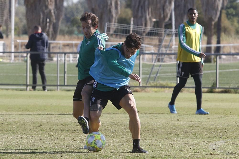 Primer entrenamiento de Raúl Agné con el Córdoba CF