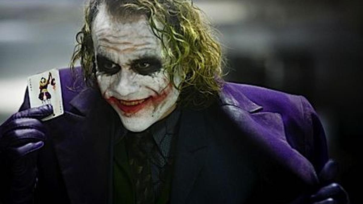 Heath Ledger, en el papel de Joker en &#039;El caballero oscuro&#039;.