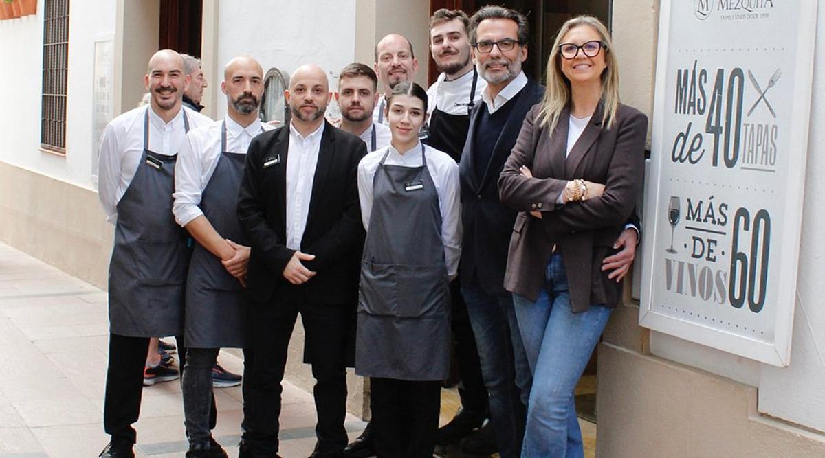 El equipo de Bodegas Mezquita Céspedes