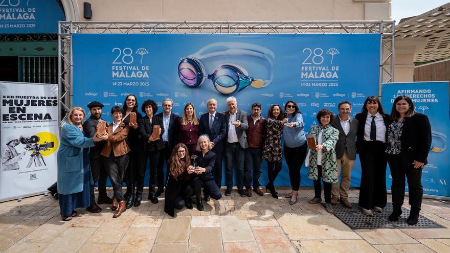 El Festival de Málaga ha celebrado la entrega de galardones de la sección 'Afirmando los Derechos de las Mujeres' yu del muestra de cine 'Mujeres en escena'