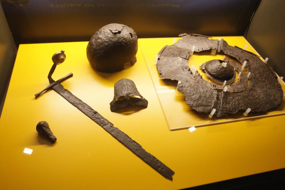 Exposició restes arqueològiques Castell de Rocabru