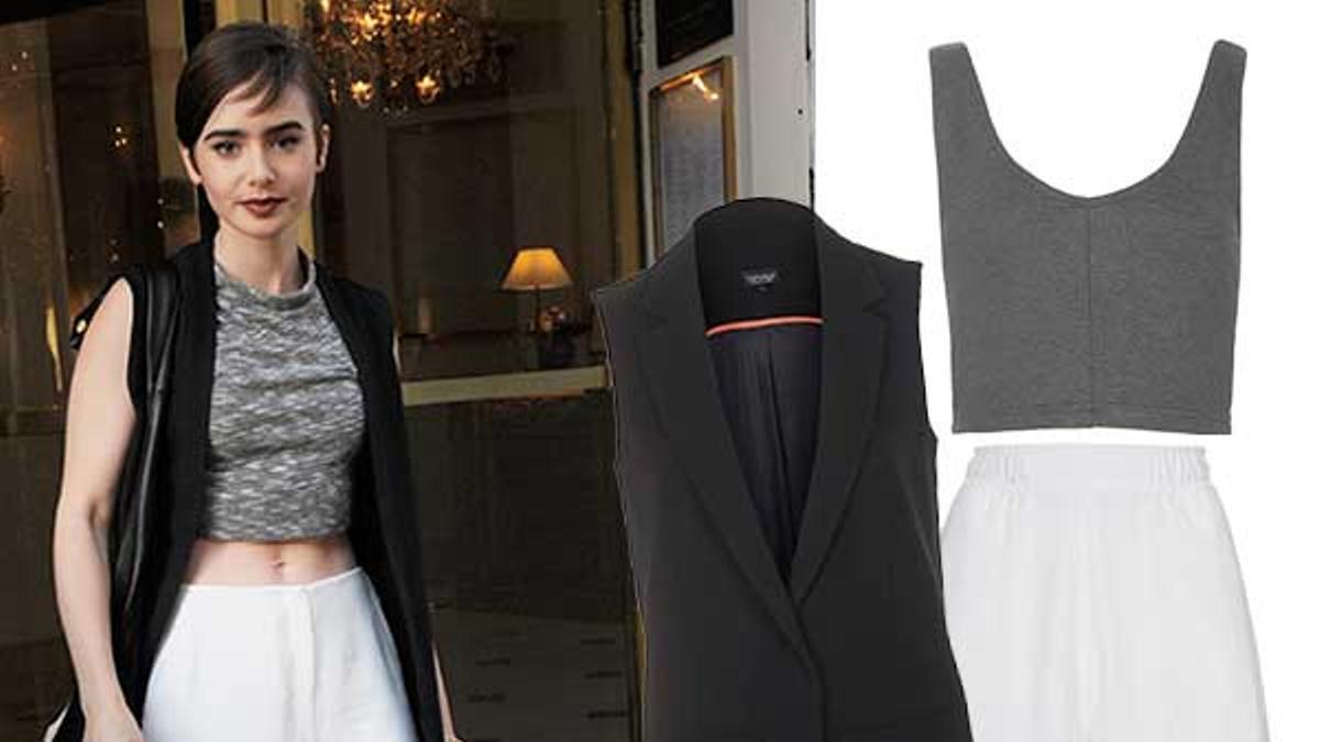 Consigue el look de Lily Collins