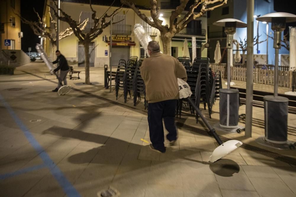 Bars i restaurants de Vilobí reobren a la fase 1 de la desescalada