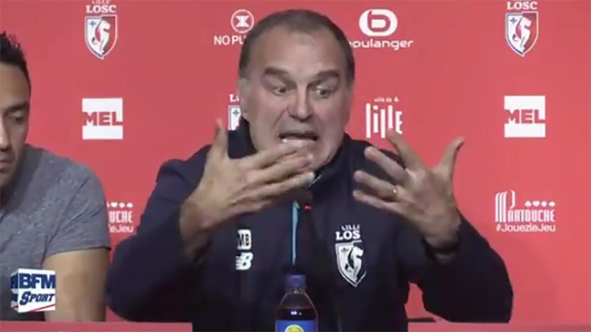 Bielsa atacó a los periodistas sin ningún rubor