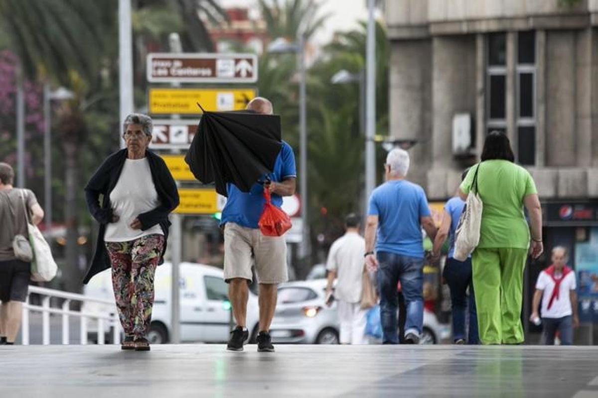 16.09.19. Las Palmas de Gran Canaria.Lluvias . Foto Quique Curbelo  | 16/09/2019 | Fotógrafo: Quique Curbelo