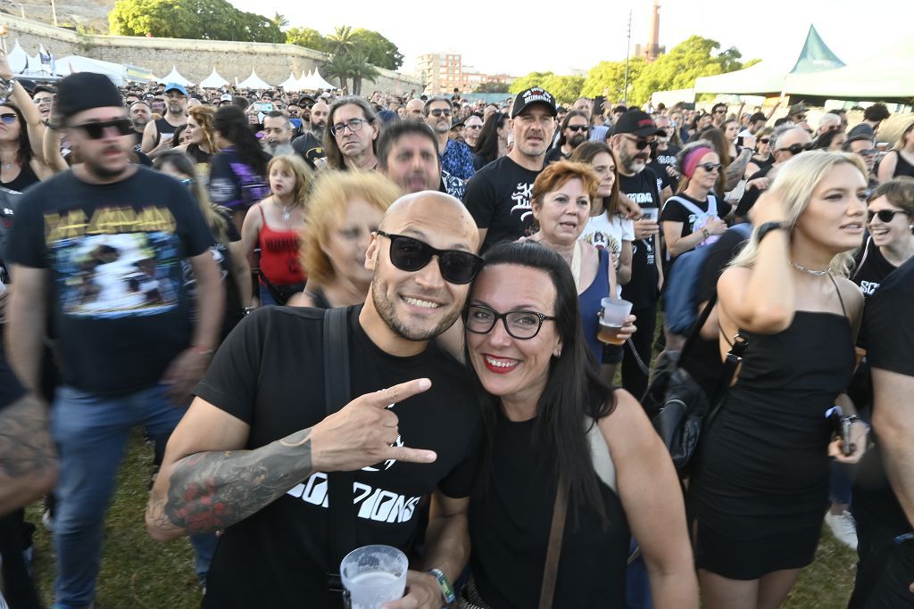 Ambiente de la segunda jornada del Rock Imperium Festival en Cartagena