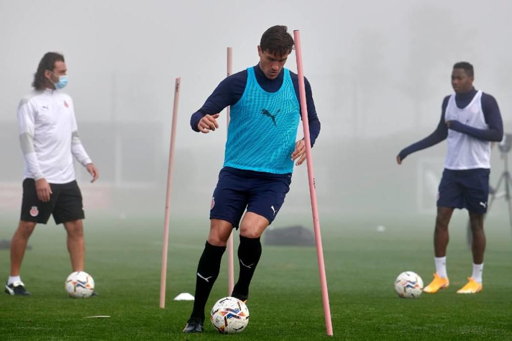 El Girona s''entrena a La Vinya