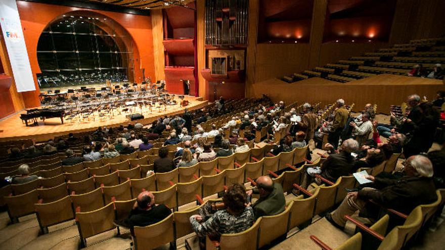 Concierto del Festival de Música en enero pasado en el Alfredo Kraus.