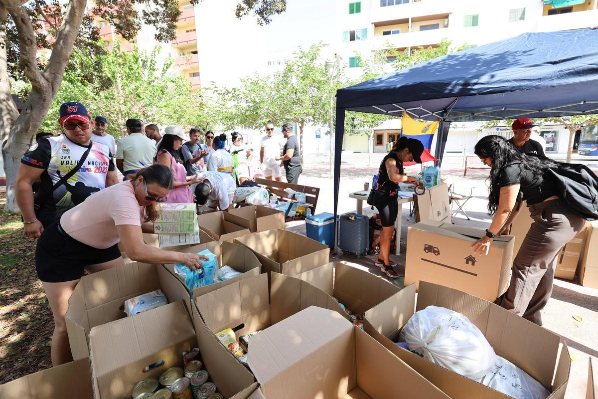 Galería: Recogida de donaciones en Ibiza para los damnificados por el terremoto en Venezuela