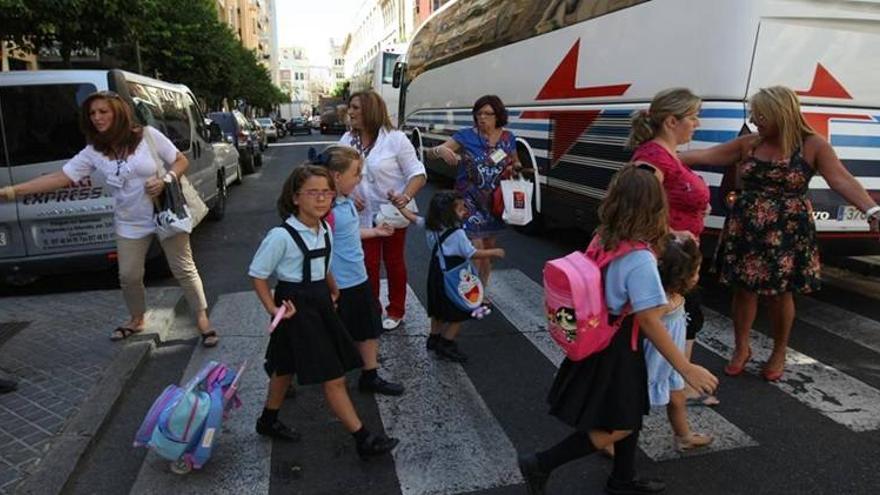 La concertada aplicará un plan de transporte escolar en la zona centro