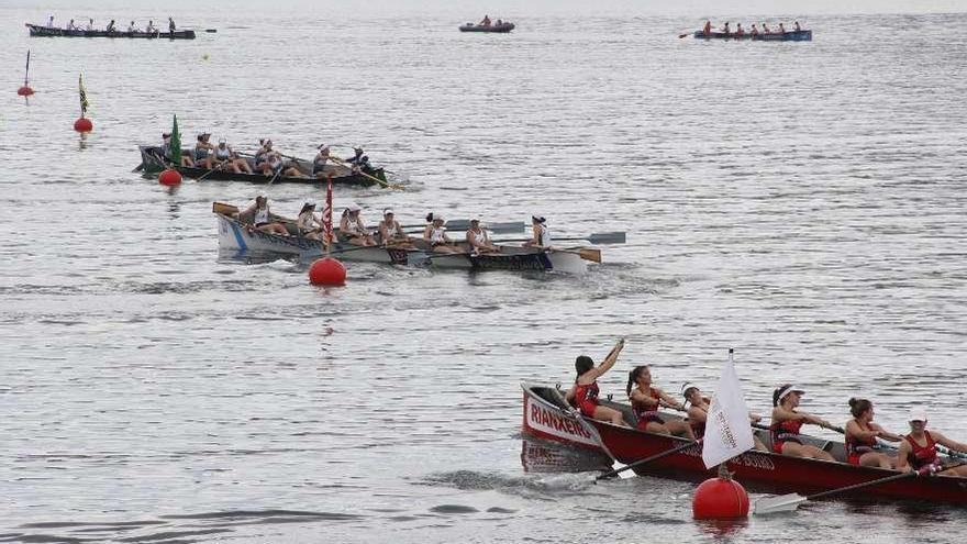 Imagen de una prueba de esta temporada en Moaña. // Santos Alvarez