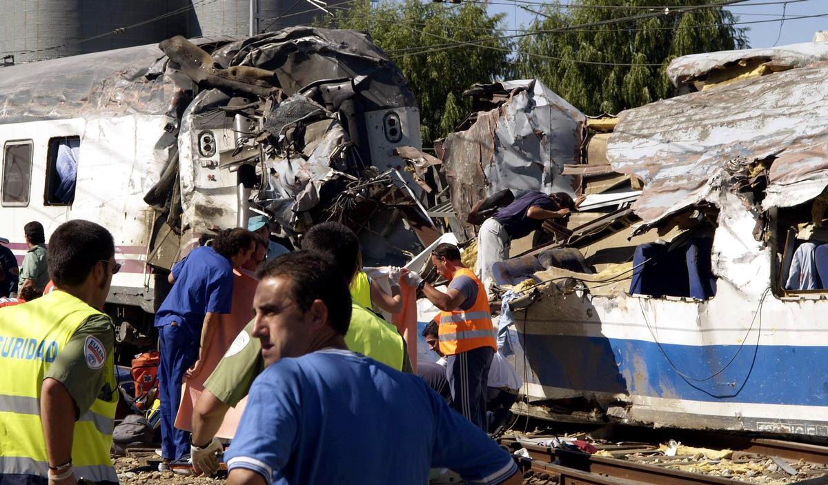 Accidente de tren en Villada, Palencia.