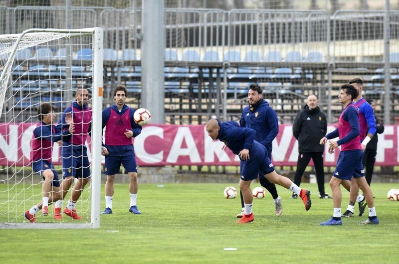 El Zaragoza se entrena