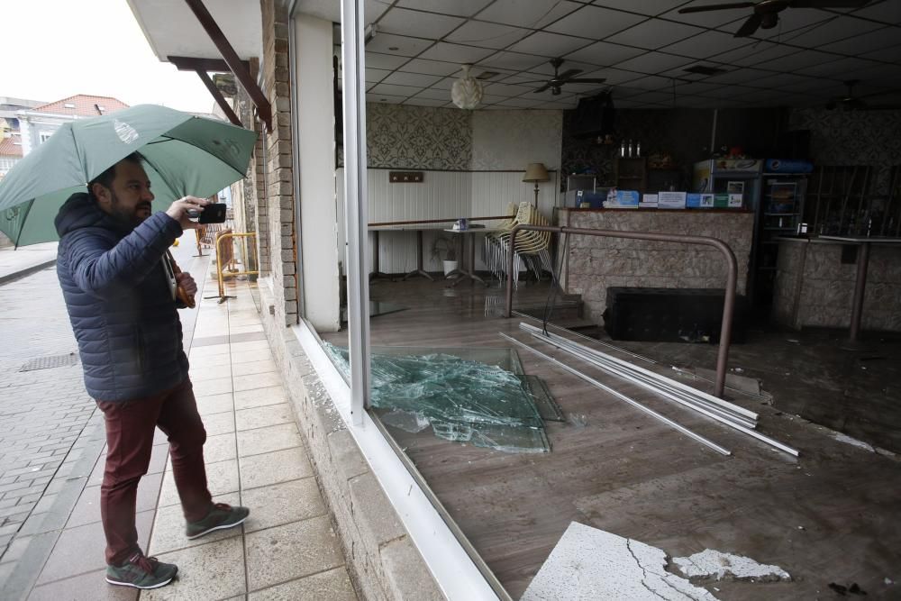 El temporal deja huella en la costa gozoniega