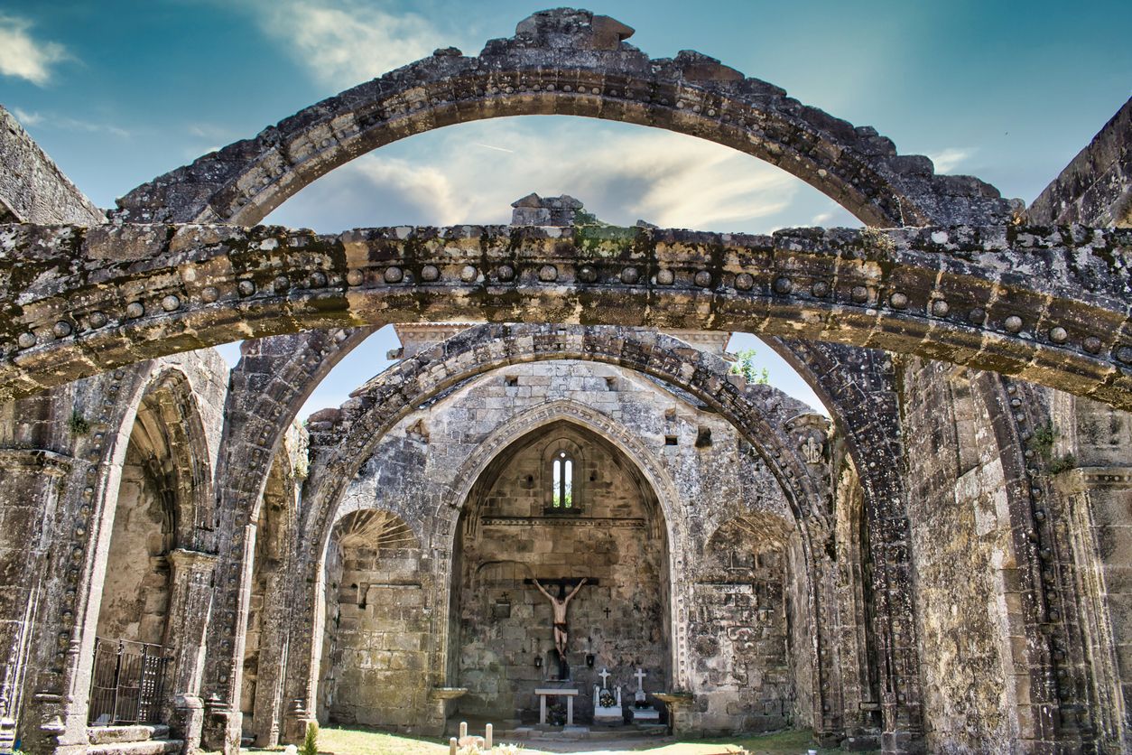 La iglesia de Santa Mariña Dozo en Cambados