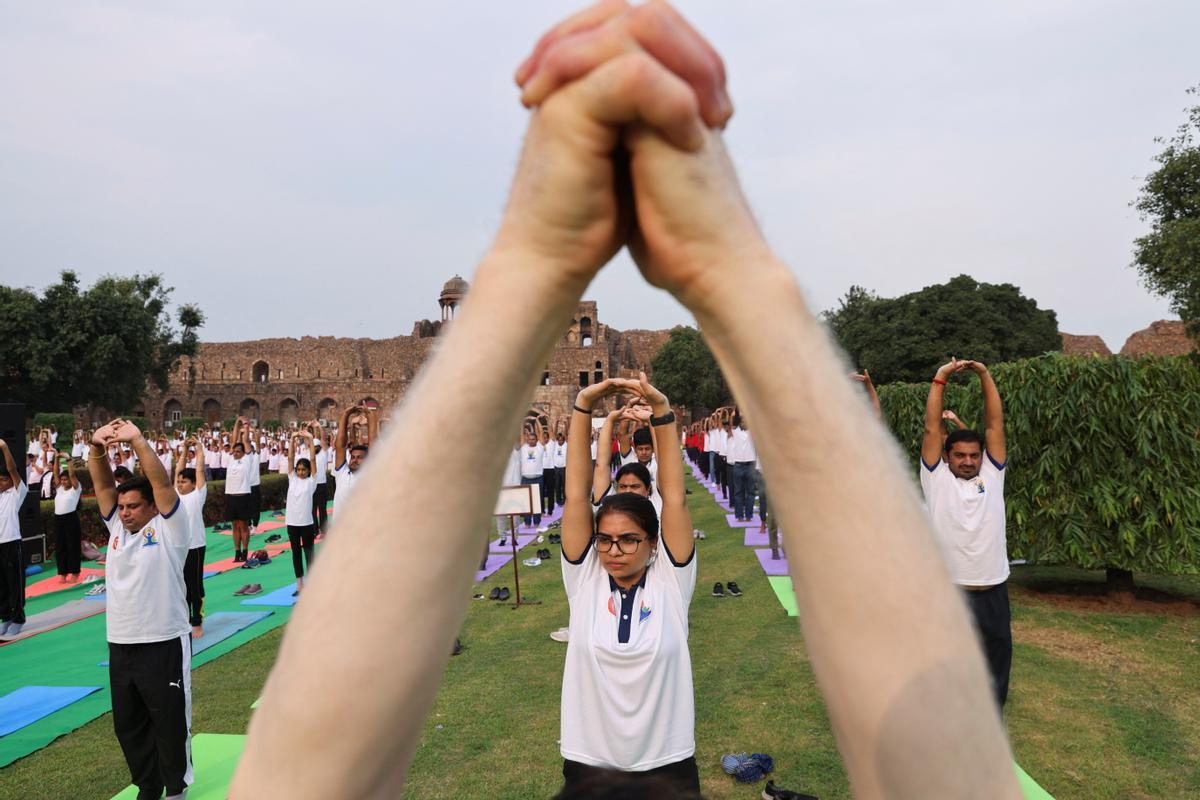 Día Internacional del Yoga en la India