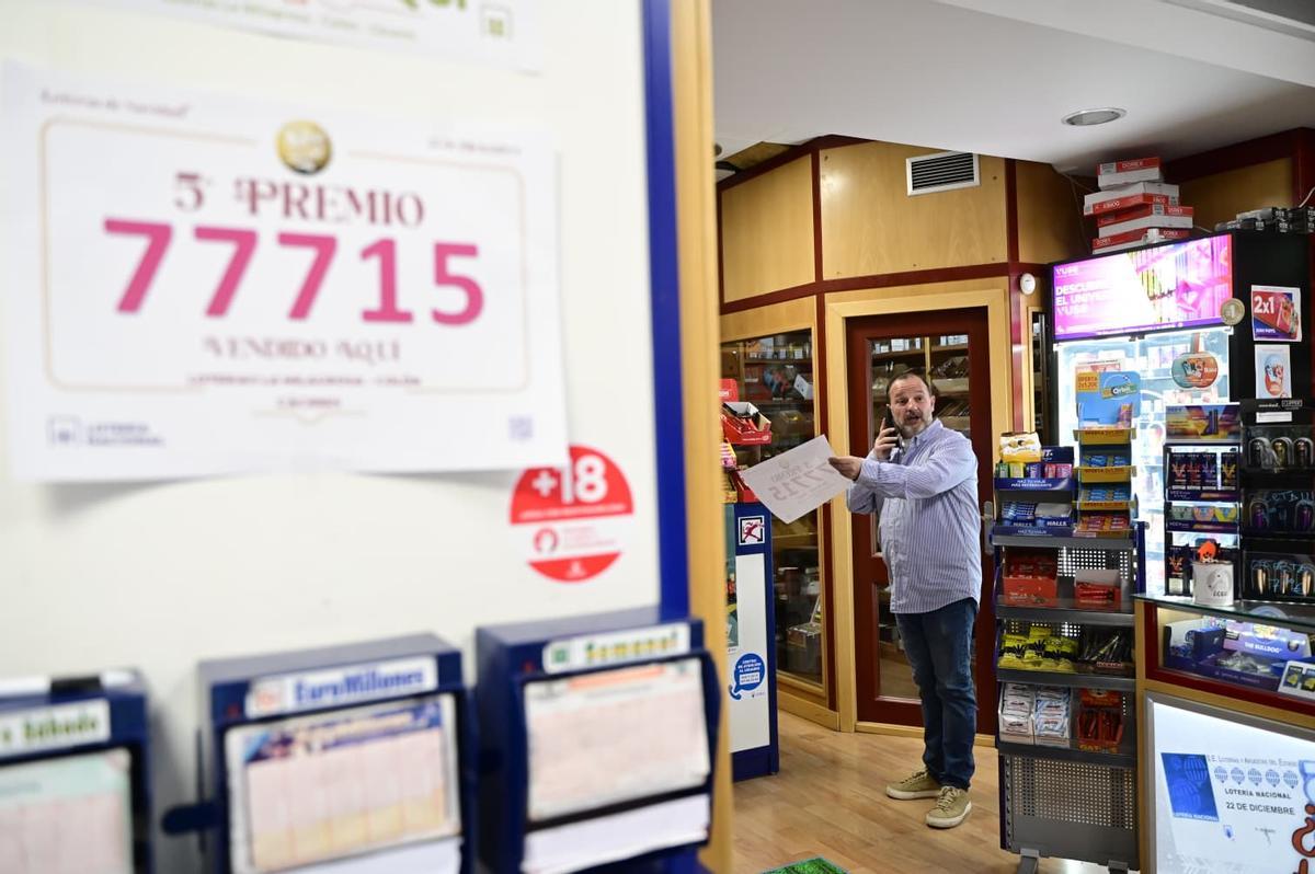 Fotogalería | Los instantes del sorteo de la Lotería de Navidad en Extremadura